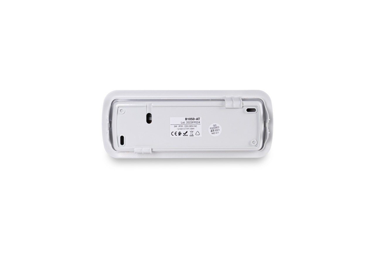 Bloc de secours 3W-3 h d'autonomie + boîtier encastrable-IP20 - K_B1057 - Barcelona LED