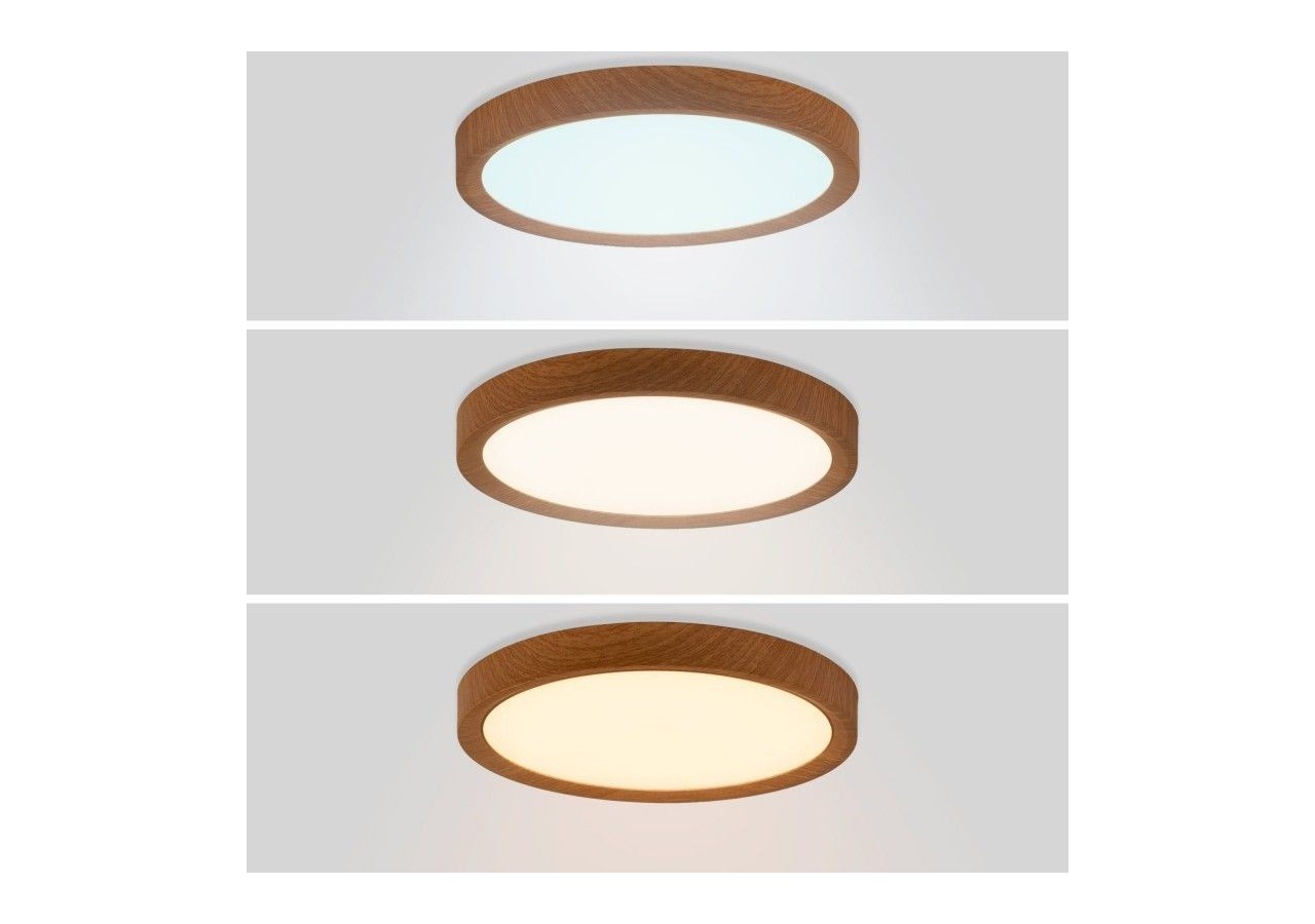 Plafonnier LED rond CCT 24W-IP40 - B1770-24W-CCT-M - Barcelona LED