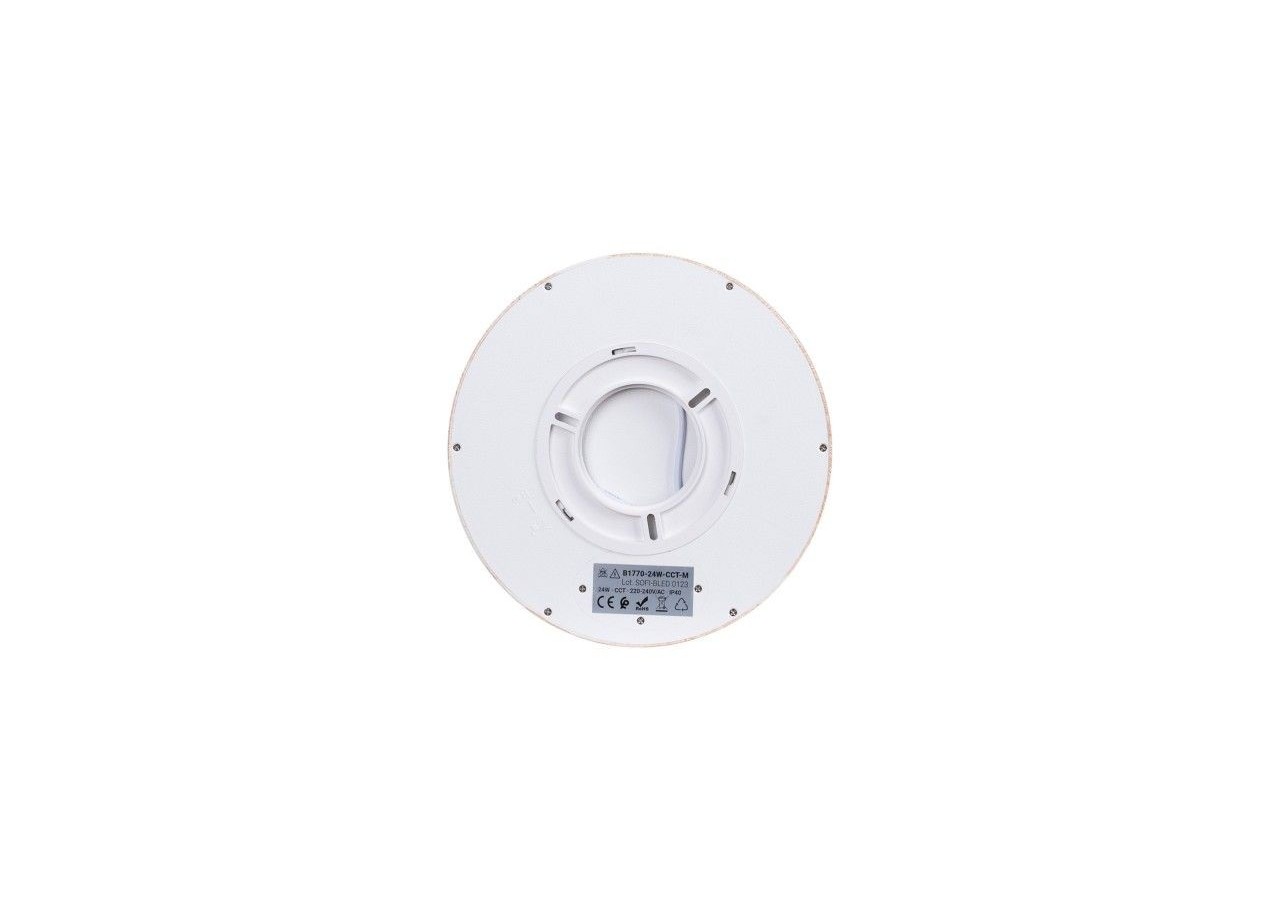 Plafonnier LED rond CCT 24W-IP40 - B1770-24W-CCT-M - Barcelona LED