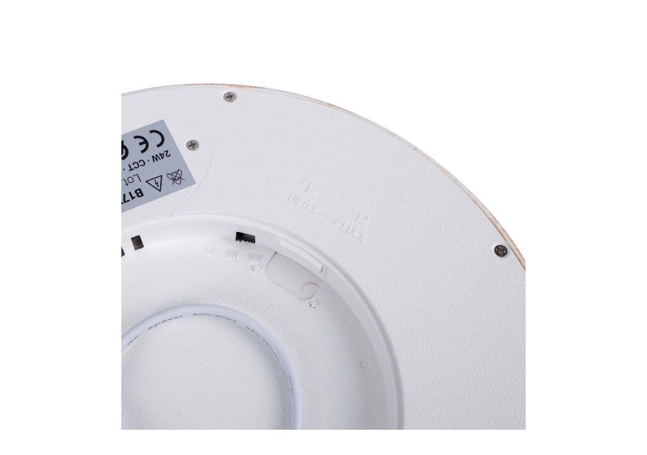 Plafonnier LED rond CCT 24W-IP40 - B1770-24W-CCT-M - Barcelona LED