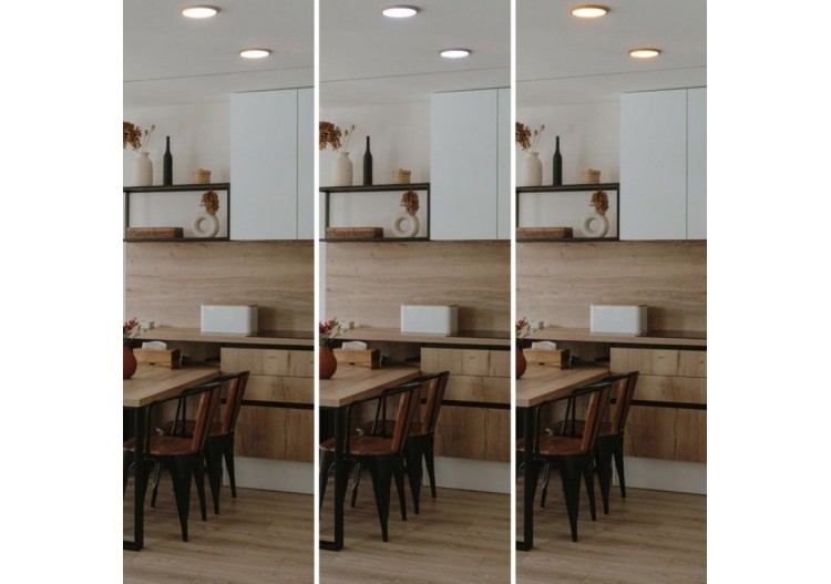 Plafonnier LED rond CCT 18W-IP40 - B1770-18W-CCT-M - Barcelona LED 2