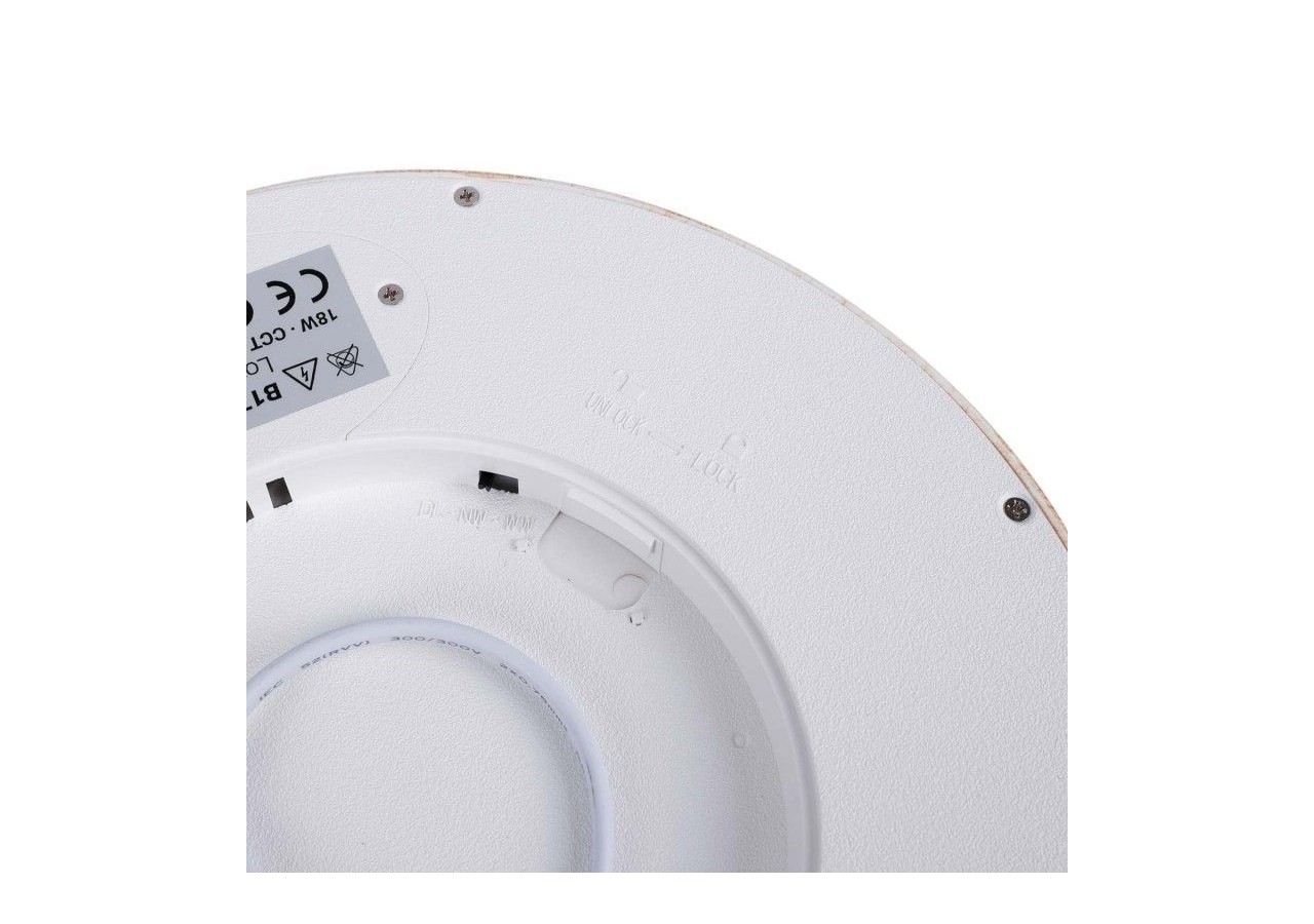 Plafonnier LED rond CCT 18W-IP40 - B1770-18W-CCT-M - Barcelona LED
