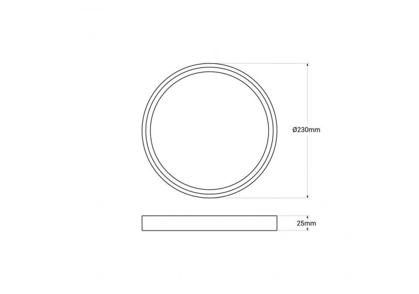 Plafonnier LED rond CCT 18W-IP40 - B1770-18W-CCT-M - Barcelona LED Plafonnier LED rond CCT 18W-IP40 - B1770-18W-CCT-M - Barcelona LED
