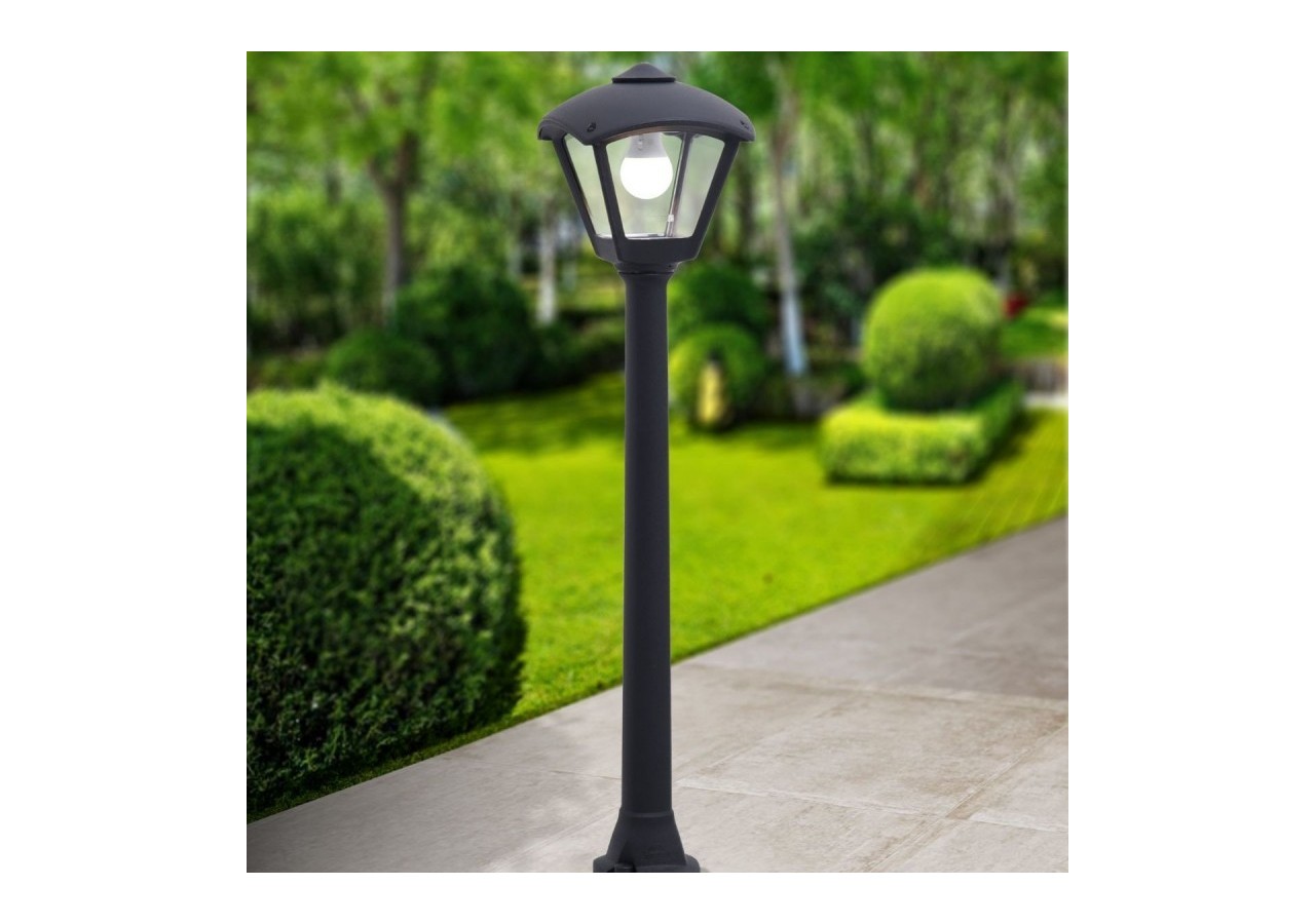 Lampadaire d'extérieur LED "Giaffa/Roby" de FUMAGALLI-94,5 cm-8,5W CCT-IP55 - T20.242.000.AXV1K - Barcelona LED