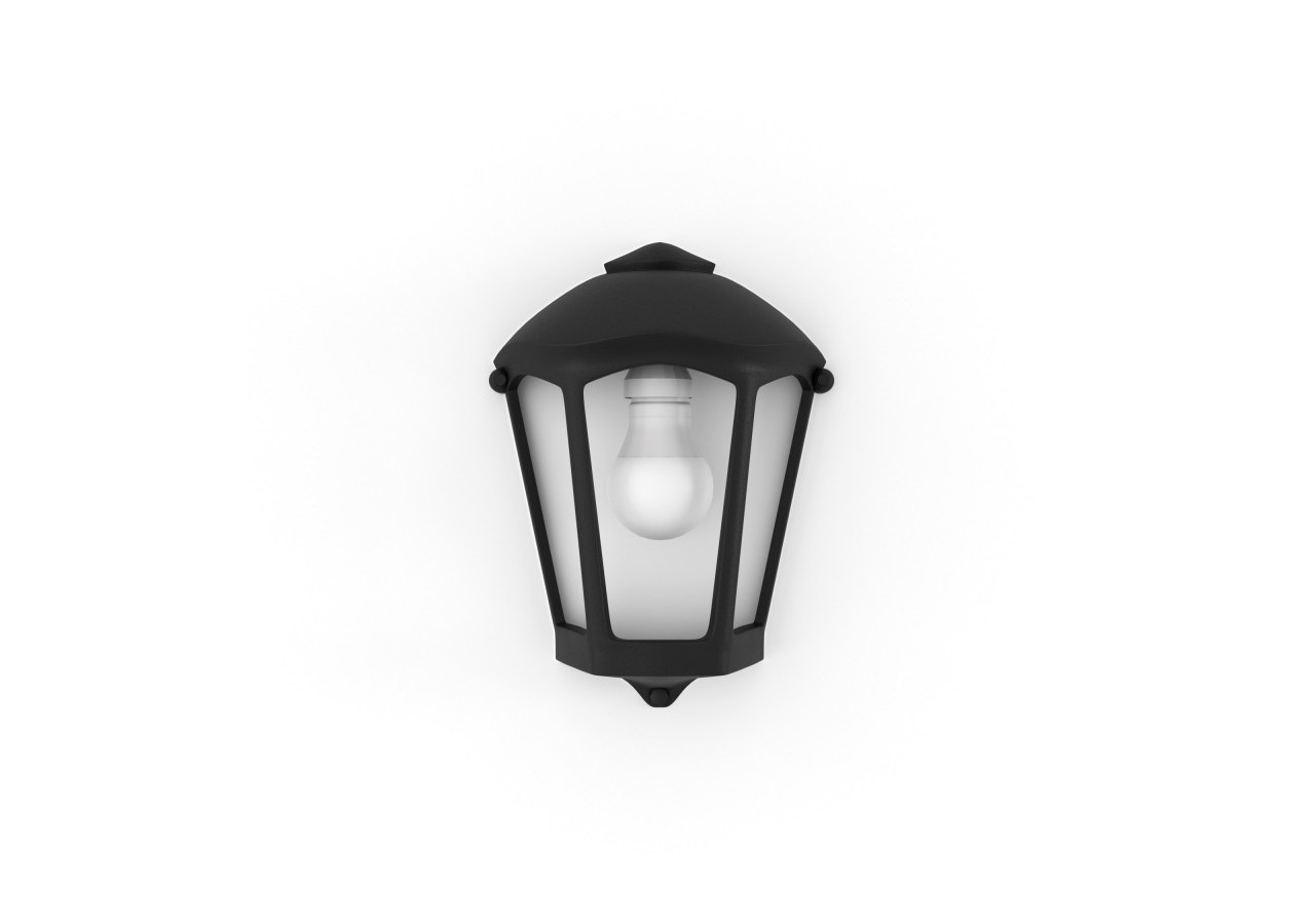 Applique murale demi-lanterne d'extérieur FUMAGALLI "Fabio"-1 x E27-8,5W CC - M20.000.000.AXE27 - Barcelona LED
