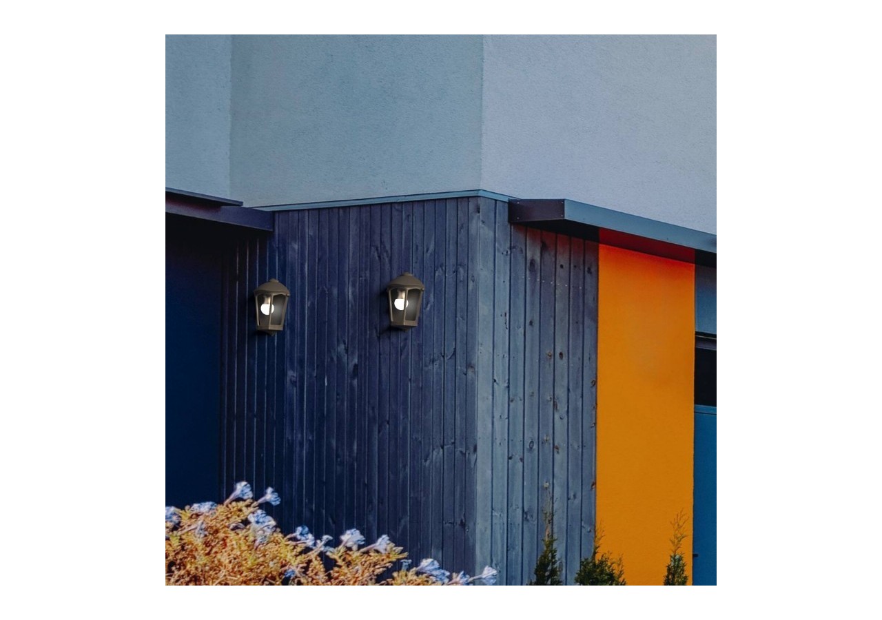 Applique murale demi-lanterne d'extérieur FUMAGALLI "Fabio"-1 x E27-8,5W CC - M20.000.000.AXE27 - Barcelona LED