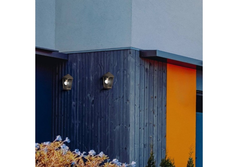 Applique murale demi-lanterne d'extérieur FUMAGALLI "Fabio"-1 x E27-8,5W CC - M20.000.000.AXE27 - Barcelona LED