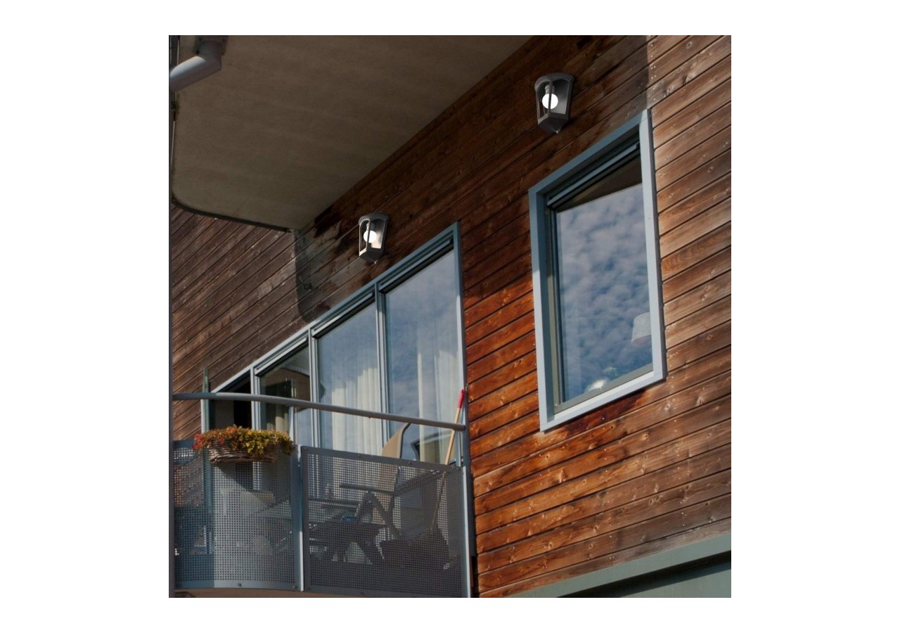 Applique murale demi-lanterne d'extérieur FUMAGALLI "Fabio"-1 x E27-8,5W CC - M20.000.000.AXE27 - Barcelona LED