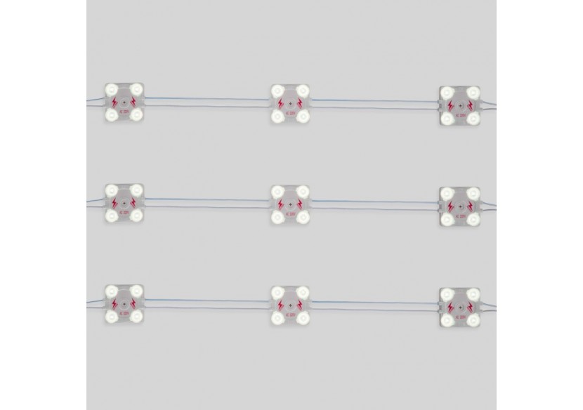 Module LED carré pour enseignes lumineuses-3,6W-220V AC-IP65-165 degrés-6000K - BM1428BF - Barcelona LED