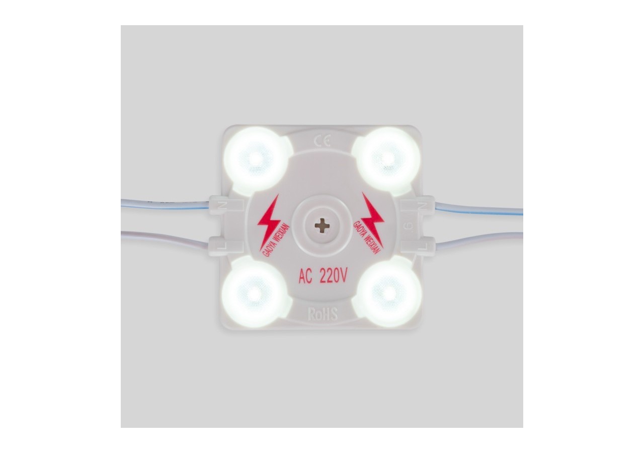 Module LED carré pour enseignes lumineuses-3,6W-220V AC-IP65-165 degrés-6000K - BM1428BF - Barcelona LED