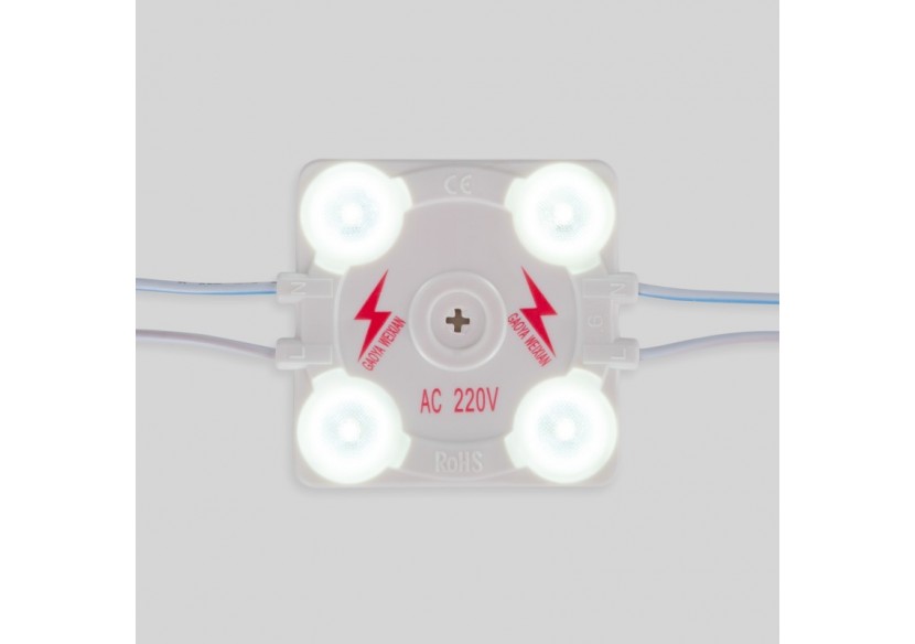 Module LED carré pour enseignes lumineuses-3,6W-220V AC-IP65-165 degrés-6000K - BM1428BF - Barcelona LED