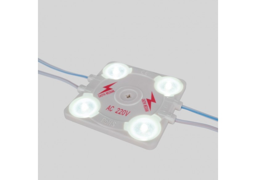 Module LED carré pour enseignes lumineuses-3,6W-220V AC-IP65-165 degrés-6000K - BM1428BF - Barcelona LED