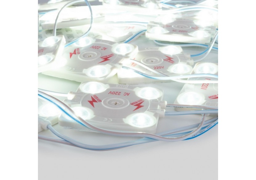 Module LED carré pour enseignes lumineuses-3,6W-220V AC-IP65-165 degrés-6000K - BM1428BF - Barcelona LED