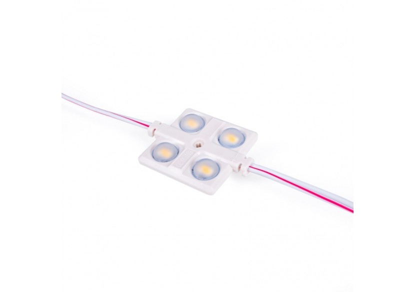 Module LED carré pour enseignes lumineuses-2W-12V-IP65-160 degrés-3000K - BM1437BC - Barcelona LED