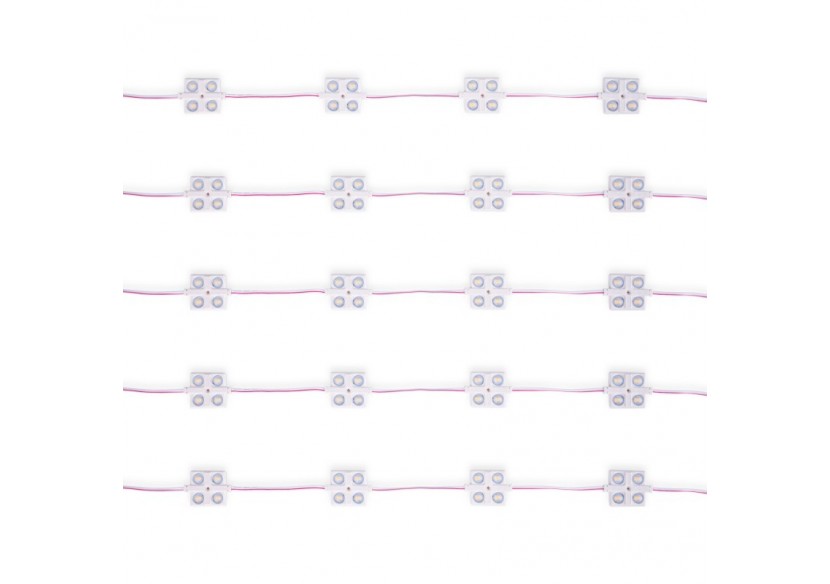 Module LED carré pour enseignes lumineuses-2W-12V-IP65-160 degrés-3000K - BM1437BC - Barcelona LED