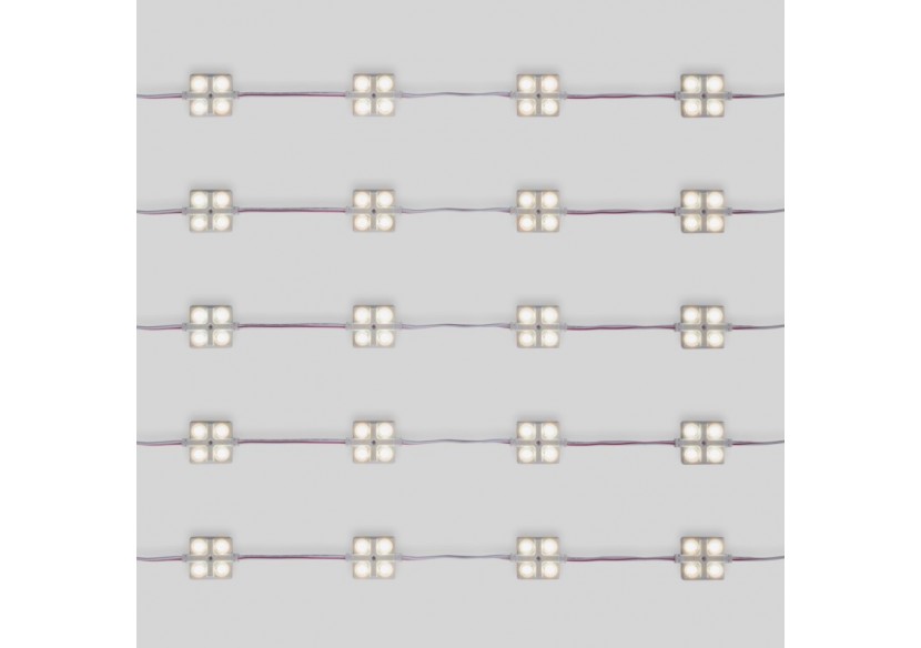 Module LED carré pour enseignes lumineuses-2W-12V-IP65-160 degrés-3000K - BM1437BC - Barcelona LED