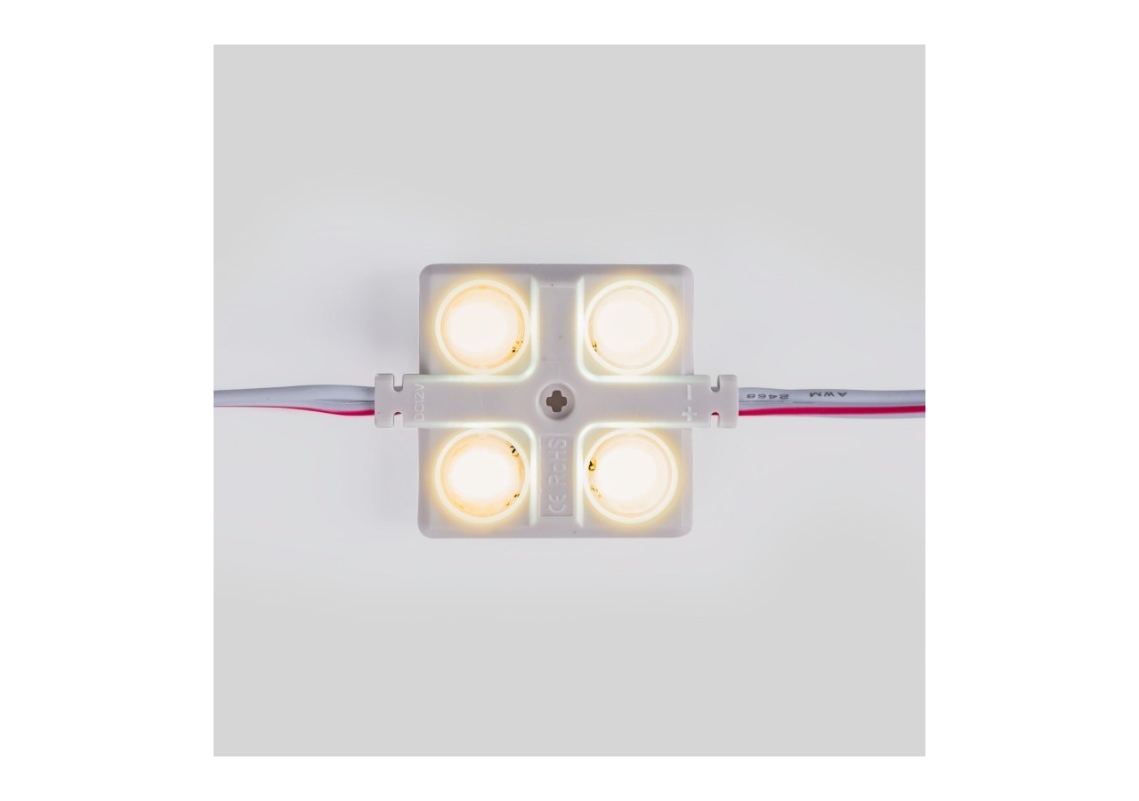 Module LED carré pour enseignes lumineuses-2W-12V-IP65-160 degrés-3000K - BM1437BC - Barcelona LED