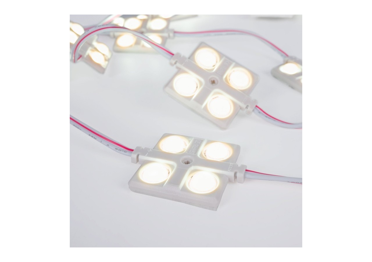 Module LED carré pour enseignes lumineuses-2W-12V-IP65-160 degrés-3000K - BM1437BC - Barcelona LED