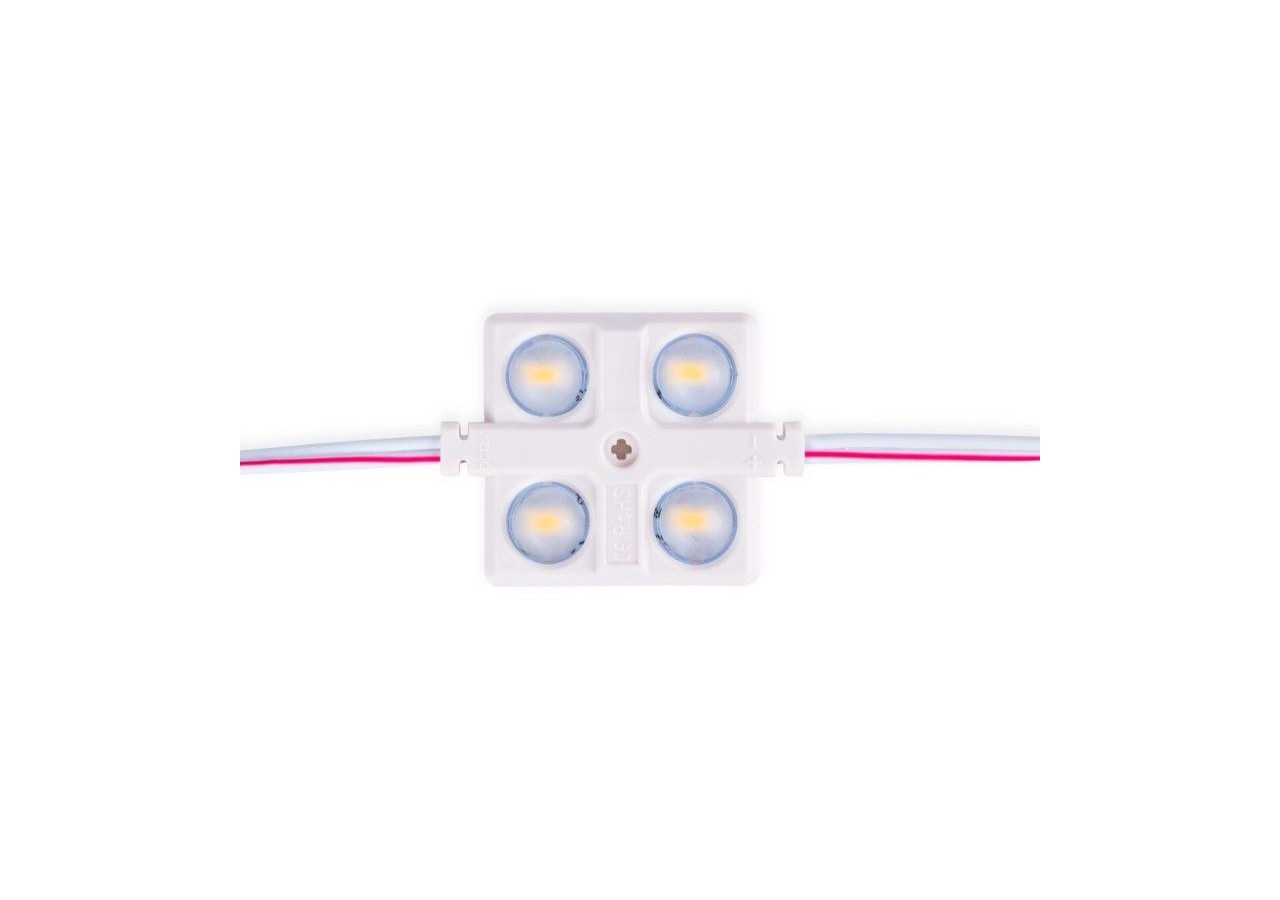 Module LED carré pour enseignes lumineuses-2W-12V-IP65-160 degrés-6000K - BM1437BF - Barcelona LED