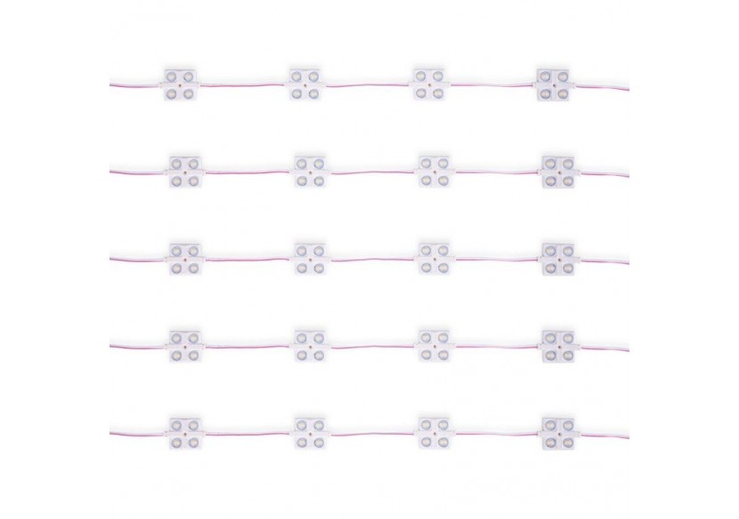 Module LED carré pour enseignes lumineuses-2W-12V-IP65-160 degrés-6000K - BM1437BF - Barcelona LED