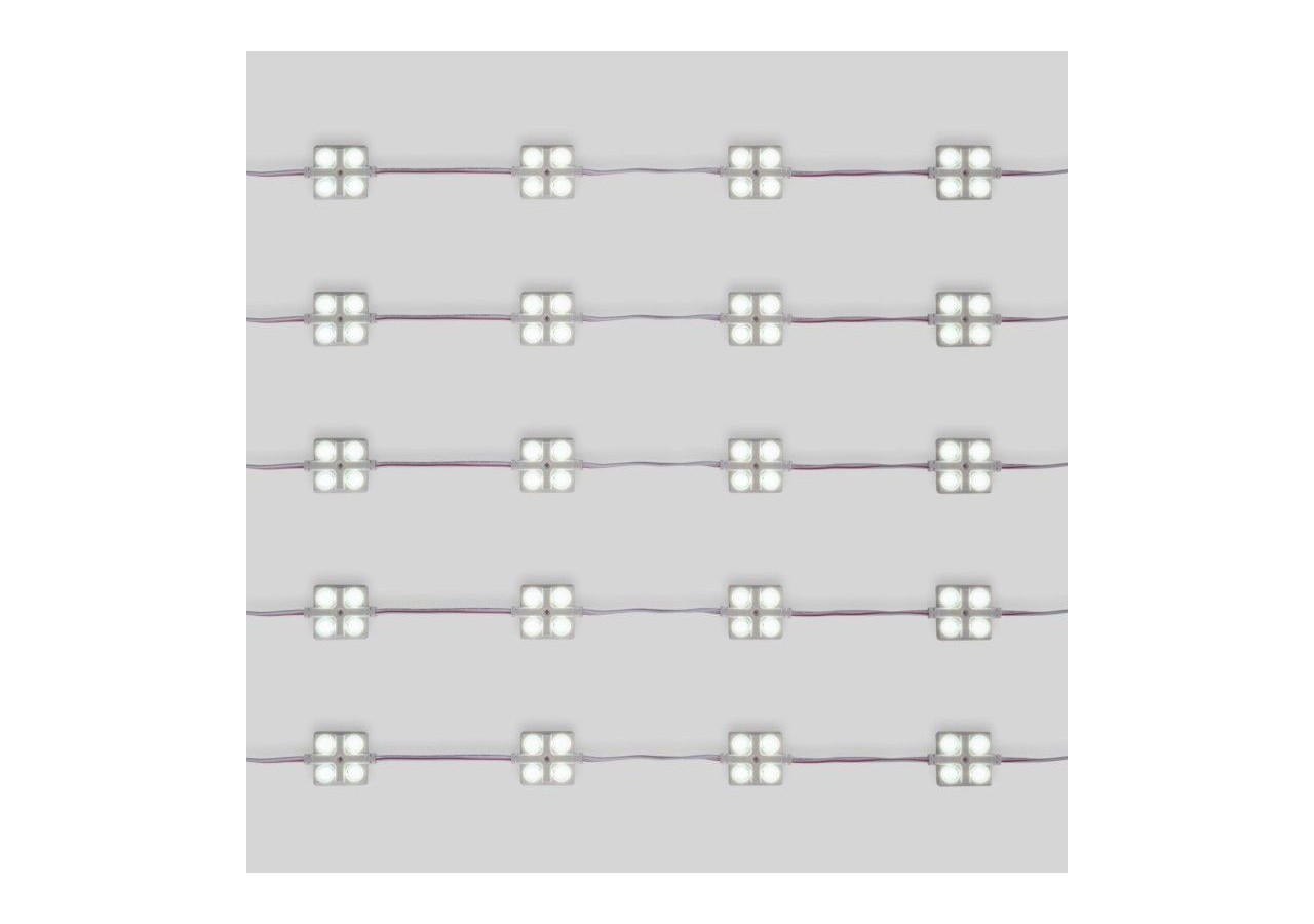 Module LED carré pour enseignes lumineuses-2W-12V-IP65-160 degrés-6000K - BM1437BF - Barcelona LED