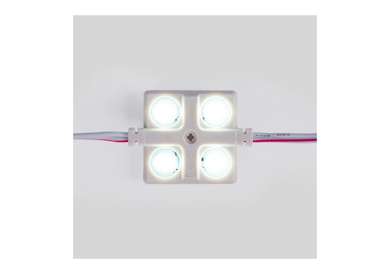 Module LED carré pour enseignes lumineuses-2W-12V-IP65-160 degrés-6000K - BM1437BF - Barcelona LED