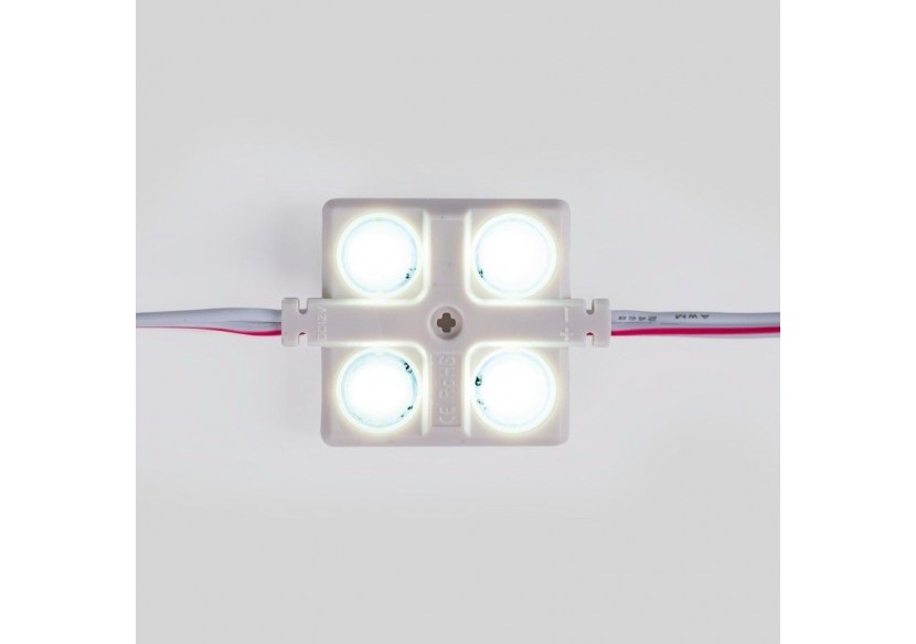 Module LED carré pour enseignes lumineuses-2W-12V-IP65-160 degrés-6000K - BM1437BF - Barcelona LED