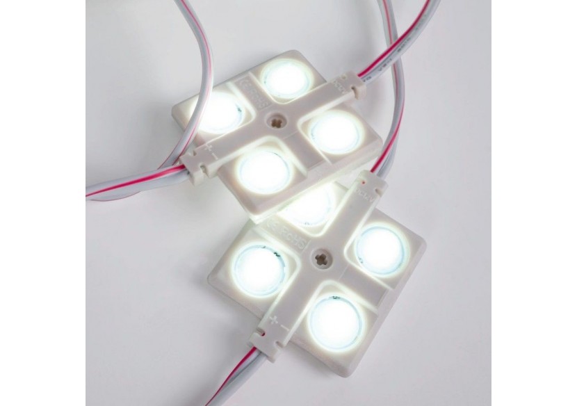 Module LED carré pour enseignes lumineuses-2W-12V-IP65-160 degrés-6000K - BM1437BF - Barcelona LED