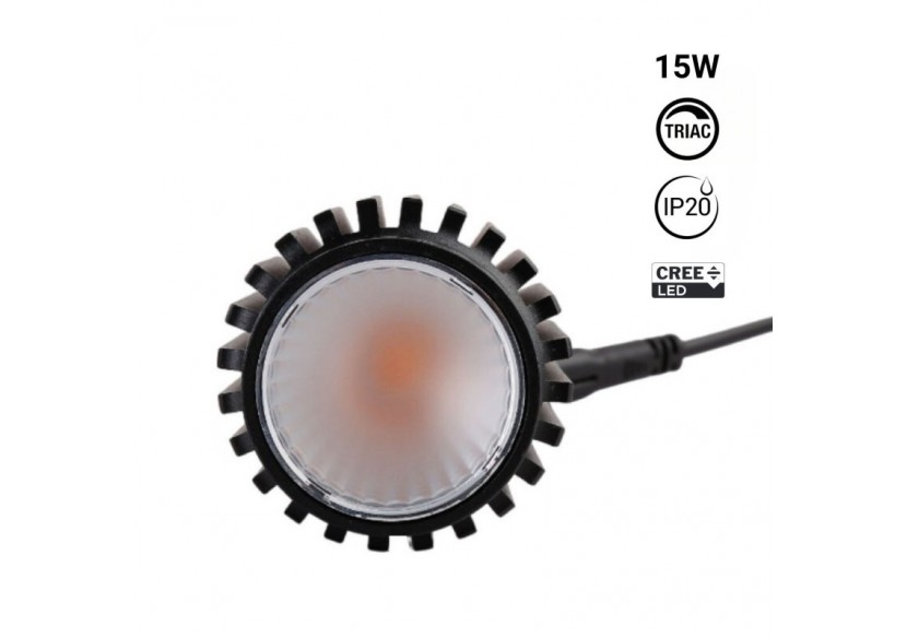 Module LED 15W pour downlight MR16/GU10-Dimmable par TRIAC-45 degrés-IRC90 - B711-TRIAC-270 - Barcelona LED