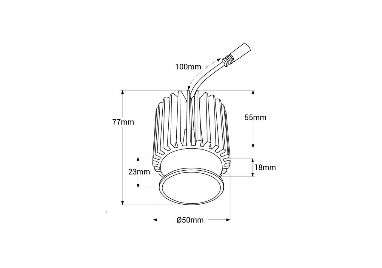 Module LED 15W pour downlight MR16/GU10-Dimmable par TRIAC-45 degrés-IRC90 - B711-TRIAC-270 - Barcelona LED