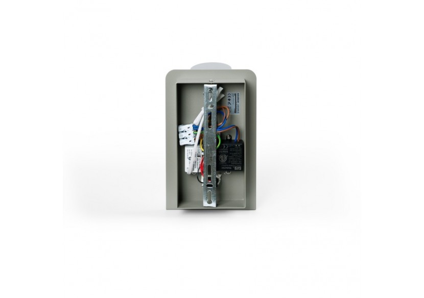 Lot de 2-Applique murale liseuse avec port USB "BASKOP"-6W-Design vertical-Gris - K1545-2G - Barcelona LED