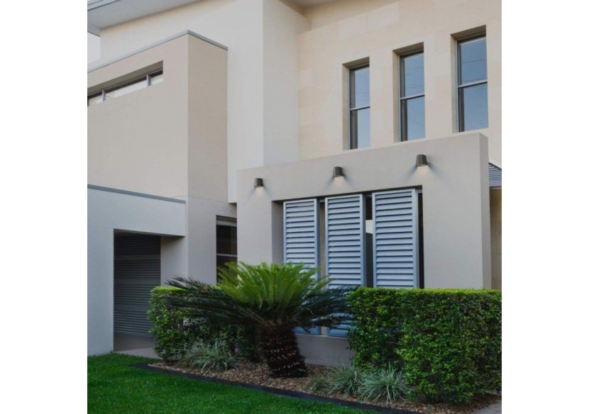 Applique murale d'extérieur "Meri"-1 x GU10-8W-3000K-IP65 - L5072-N - Barcelona LED