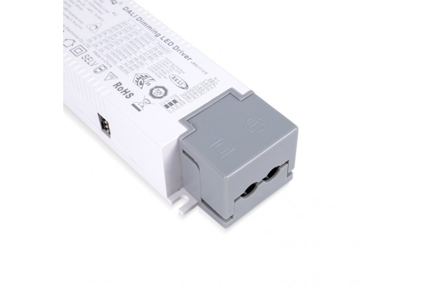 Driver dimmable par DALI + 1/0-10V + PUSH-9-42V DC-58W-Courant multiple (700-1400mA) - PE-N60DA42 - Barcelona LED