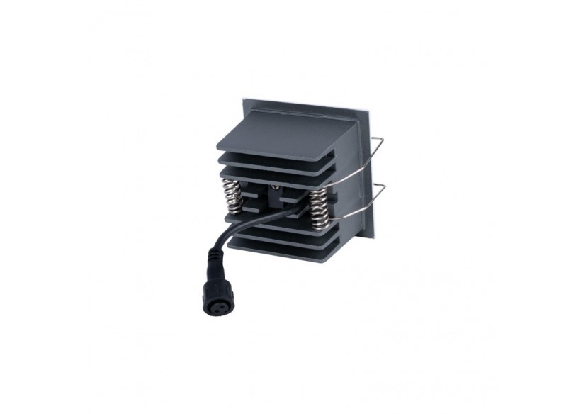 Spot LED encastrable carré 8W-4 lumières-UGR18-IRC90-Puce OSRAM-Blanc - B1217-8W-B-BN - Barcelona LED