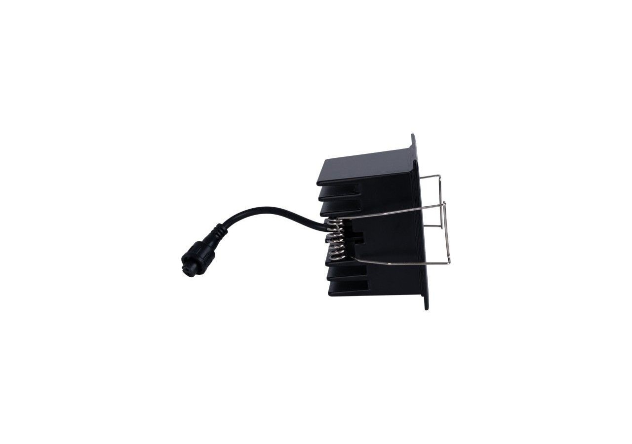 Spot LED encastrable carré 8W-4 lumières-UGR18-IRC90-Puce OSRAM-Noir - B1217-8W-N-BN - Barcelona LED