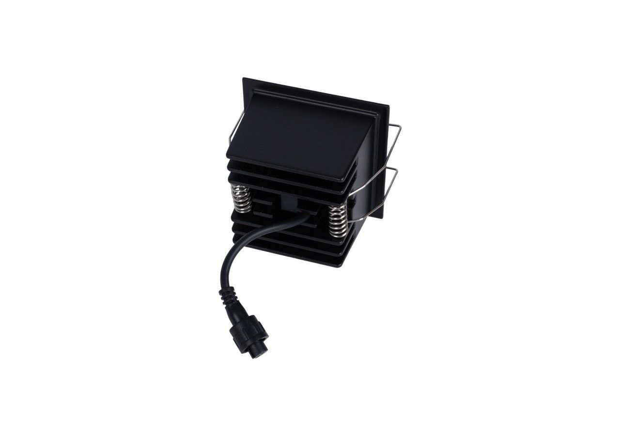 Spot LED encastrable carré 8W-4 lumières-UGR18-IRC90-Puce OSRAM-Noir - B1217-8W-N-BN - Barcelona LED