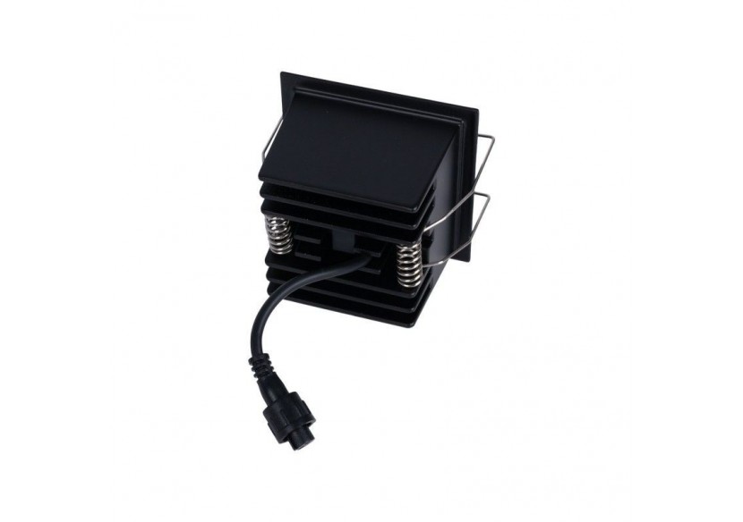 Spot LED encastrable carré 8W-4 lumières-UGR18-IRC90-Puce OSRAM-Noir - B1217-8W-N-BN - Barcelona LED