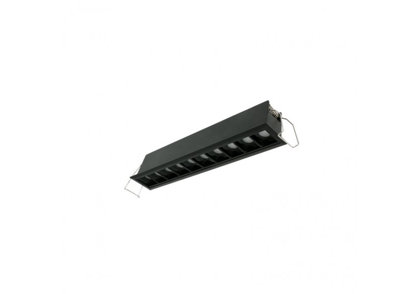 Spot linéaire LED encastré 20W-UGR18-IRC90-Puce OSRAM-Noir - B1218-20W-N-BN - Barcelona LED