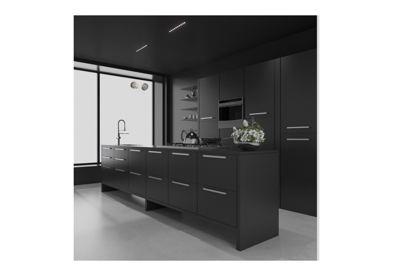 Spot linéaire LED encastré 20W-UGR18-IRC90-Puce OSRAM-Noir - B1218-20W-N-BN - Barcelona LED