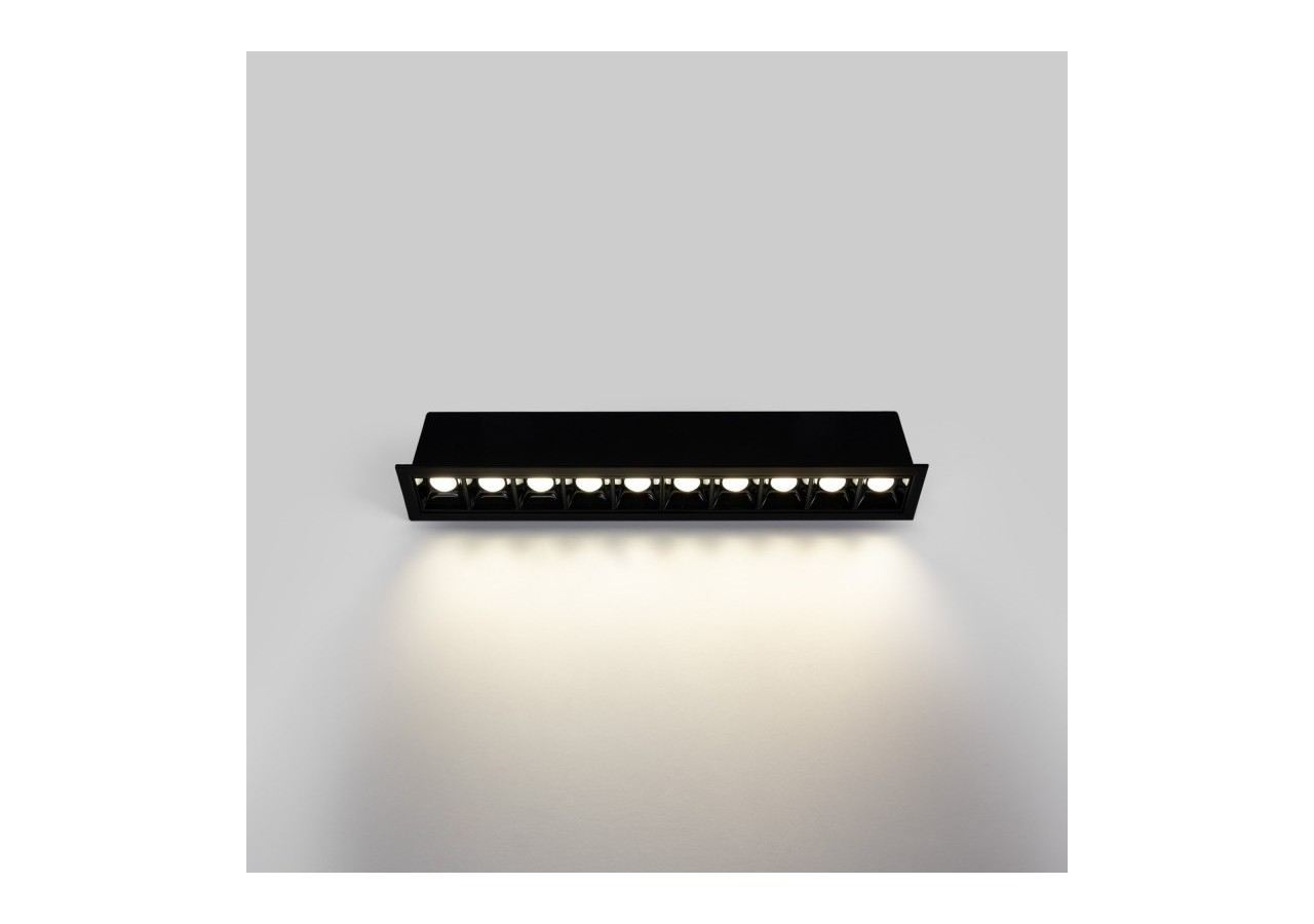 Spot linéaire LED encastré 20W-UGR18-IRC90-Puce OSRAM-Noir - B1218-20W-N-BN - Barcelona LED