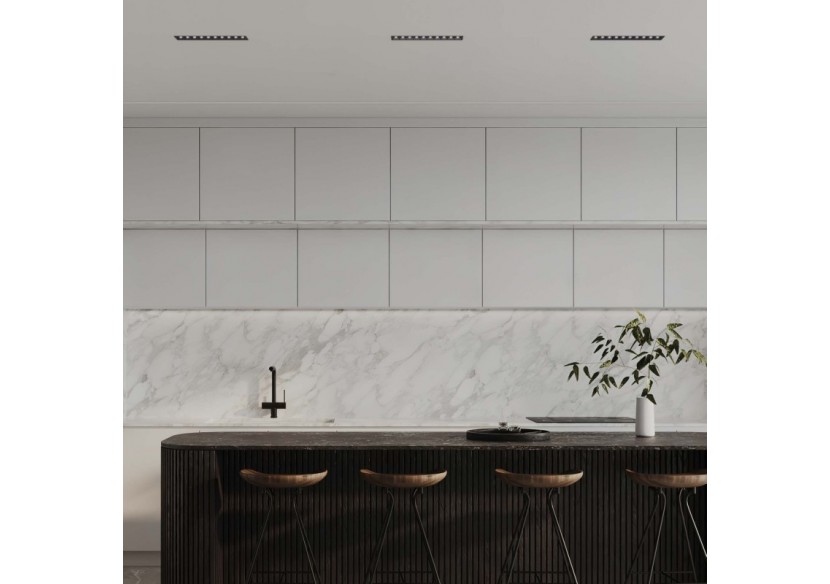 Spot linéaire LED encastré 20W-UGR18-IRC90-Puce OSRAM-Noir - B1218-20W-N-BN - Barcelona LED