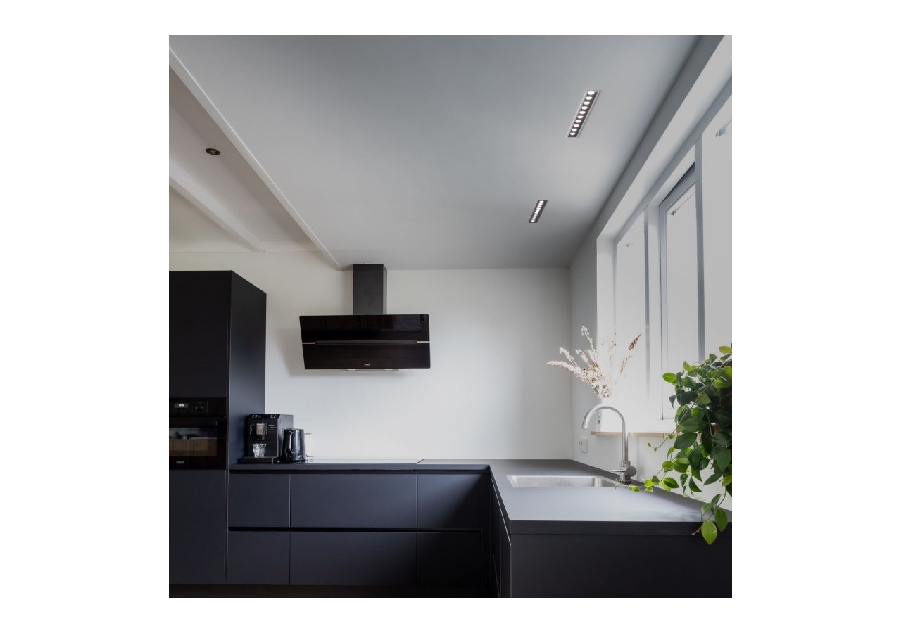 Spot linéaire LED encastré 20W-UGR18-IRC90-Puce OSRAM-Blanc - B1218-20W-B-BN - Barcelona LED