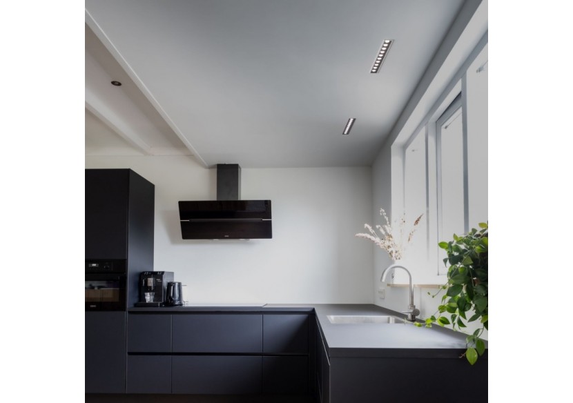 Spot linéaire LED encastré 20W-UGR18-IRC90-Puce OSRAM-Blanc - B1218-20W-B-BN - Barcelona LED