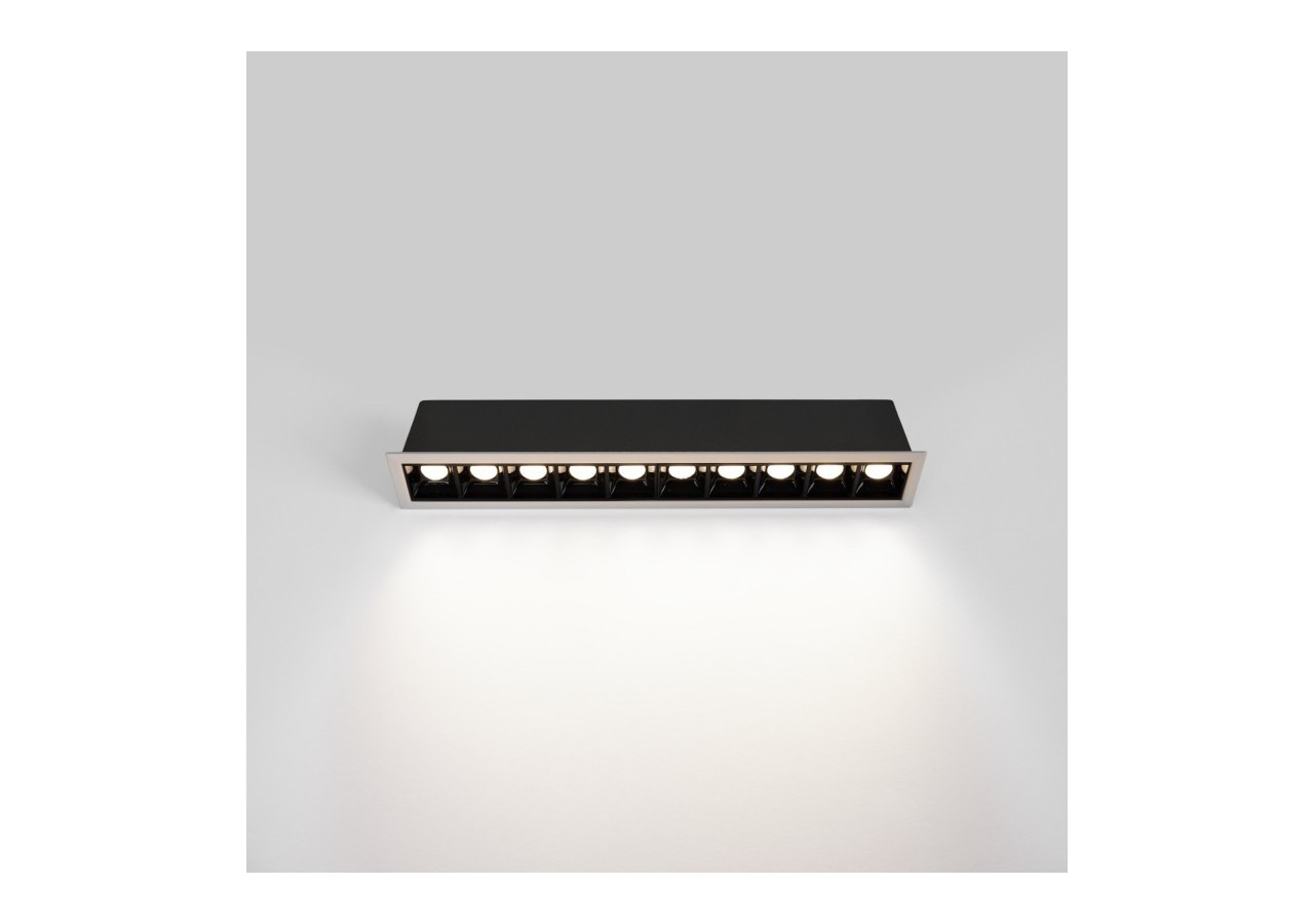 Spot linéaire LED encastré 20W-UGR18-IRC90-Puce OSRAM-Blanc - B1218-20W-B-BN - Barcelona LED