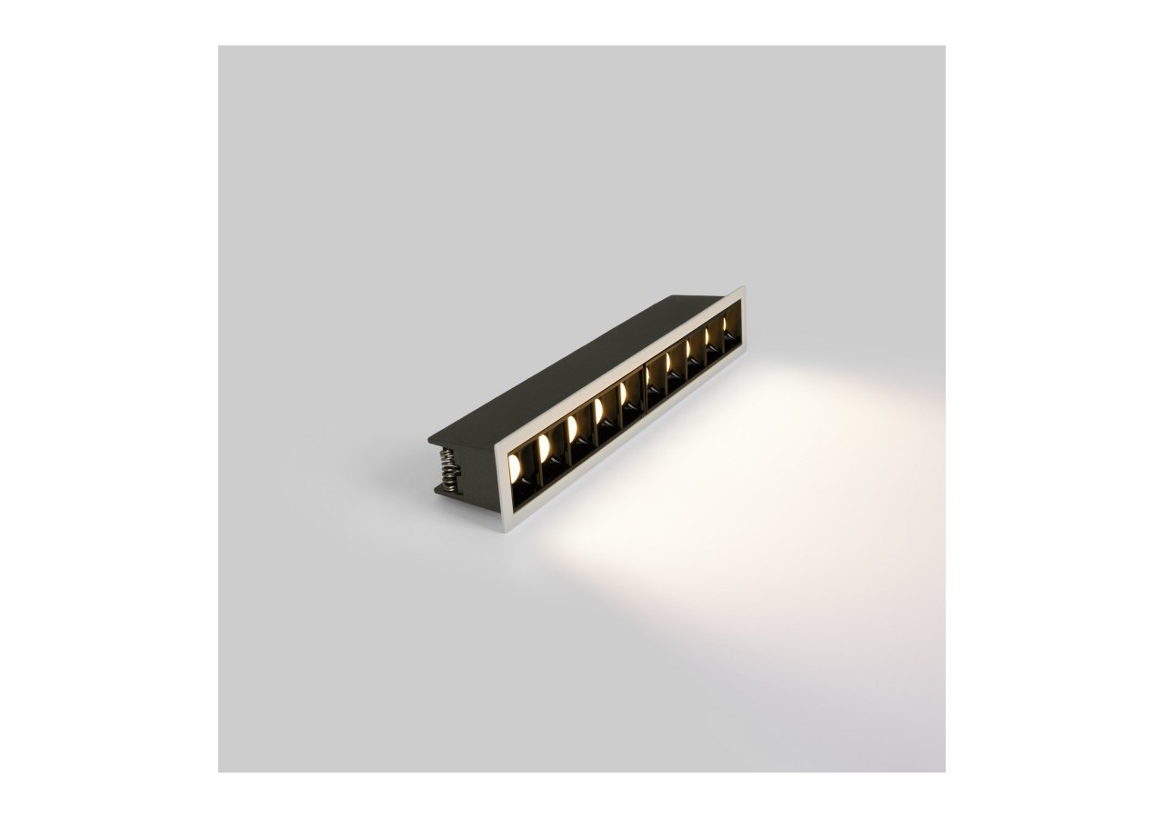 Spot linéaire LED encastré 20W-UGR18-IRC90-Puce OSRAM-Blanc - B1218-20W-B-BN - Barcelona LED