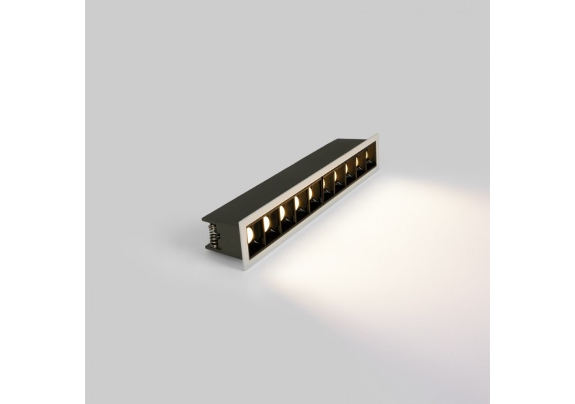 Spot linéaire LED encastré 20W-UGR18-IRC90-Puce OSRAM-Blanc - B1218-20W-B-BN - Barcelona LED