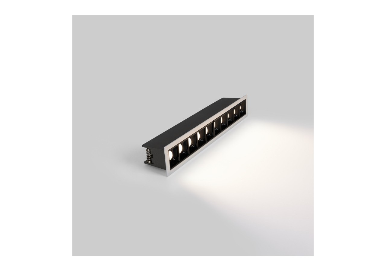 Spot linéaire LED encastré 20W-UGR18-IRC90-Puce OSRAM-Blanc - B1218-20W-B-BN - Barcelona LED