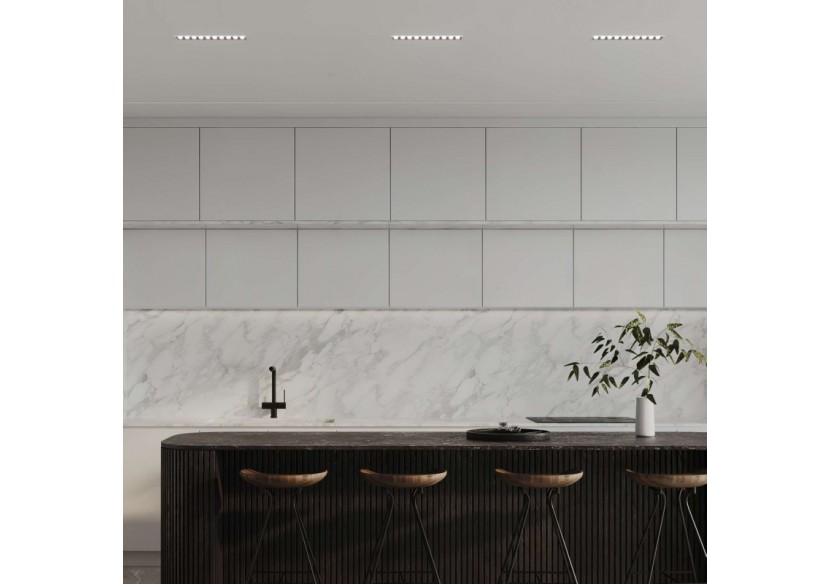 Spot linéaire LED encastré 20W-UGR18-IRC90-Puce OSRAM-Blanc - B1218-20W-B-BN - Barcelona LED