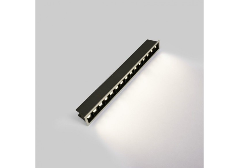 Spot linéaire LED encastré 30W-UGR18-IRC90-Puce OSRAM-4000K-Blanc - B1218-30W-B-BN - Barcelona LED