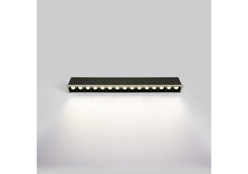 Spot linéaire LED encastré 30W-UGR18-IRC90-Puce OSRAM-4000K-Blanc - B1218-30W-B-BN - Barcelona LED